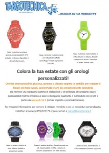 Orologi personalizzabili